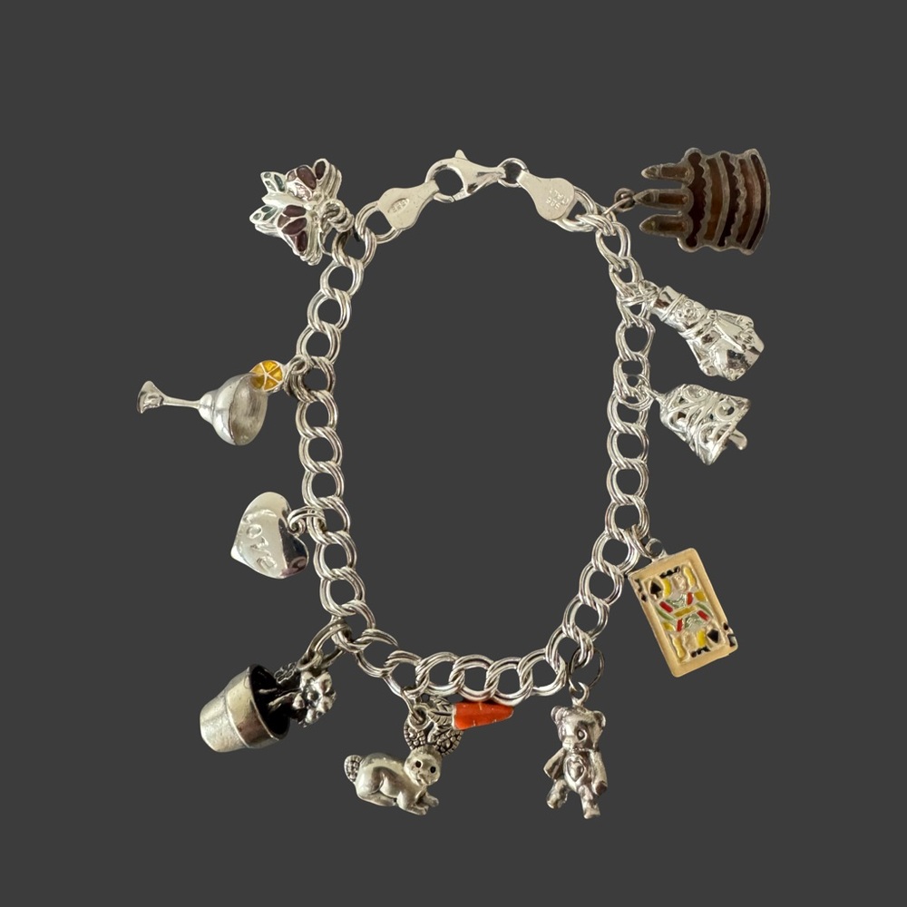 Sterling Silver Charm Bracelet